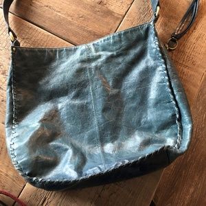 Blue Hobo Handbag